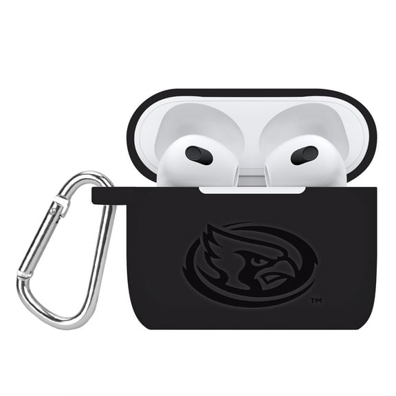 Iowa State Cyclones Engraved Silicone Case Cover Compatible with Apple AirPods Gen 3 (Black) by Affinity Bands