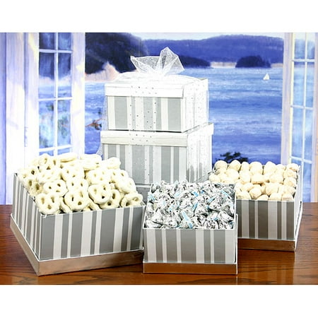 Silver Sweets Luxury Gourmet Tower