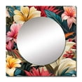 thumbnail image 2 of Designart "Urban Tropical Essence" 0 Square Mirror For Wall Decor - Large Multicolor Square Mirror Printed Wall Decor - Bohemian Square Living Room Mirror, 2 of 5
