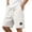 White, variant on GrmtClth Shorts Men Casual Elastic Waist Waffle Lightweight Sweat Shorts Summer Lounge Drawstring Shorts Beach Jogging Shorts with Pockets Army Green XL
