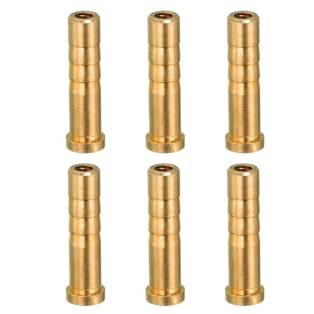50 Grain Archery Arrow Insert, 6 Packs Insert Screw Copper Brass Arrow for .244/ 6.2mm Carbon Arrows