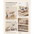 thumbnail image 3 of SONGMICS Especiero, Extensible, Organizador de Cocina, Estante de Cocina, Organizador de Armario, Metal, Encimera, Blanco Mate MKCS007W01, 3 of 7