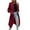 Wine, variant on Xysaqa Cardigan Sweaters for Women, Women's Open Front Long Cardigans Fall Long Sleeve Shawl Collar Knit Sweater Jacket Winter Coat Outwear S-XXL