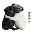 thumbnail image 3 of Acrylic Dog Car Air Vent Clip - Pet Lover Aromatherapy Ornament, Cute Flat Hanging Decoration for Vehicle Interior, Easy Install No Tools Needed, 3 of 7