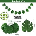 thumbnail image 4 of Kabuer Monstera Leaf String Lights, Artificial Rattan Palm Leaves for Summer Decoration, Indoor and Outdoor Spaces, 20 LED, 4 of 7