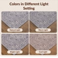 thumbnail image 7 of Design&I 6'x9' Ultra Soft Area Rug, Grey Boho Vintage Distressed Abstract Border Ombre Gradient Purple Flowing None Fluffy Washable Non Shedding for Guest Room Bedroom Living Room, 7 of 7
