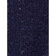 thumbnail image 5 of DARING DIVA Women's Costume Sequin Clubwear Blouses T-Shirts M Navy Blue, 5 of 6