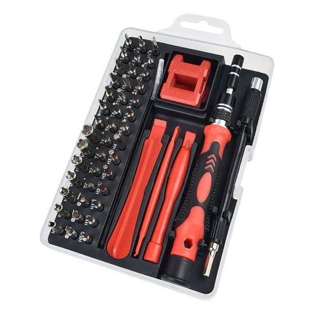 Vacemry 52 In Precision Screwdriver Set, Professional Watch And Phone Repair Tool Kit With 42 Bits, Magnetic Driver For Electronics Disassembly, Mobile Phone Laptop Console Repair Tools, For