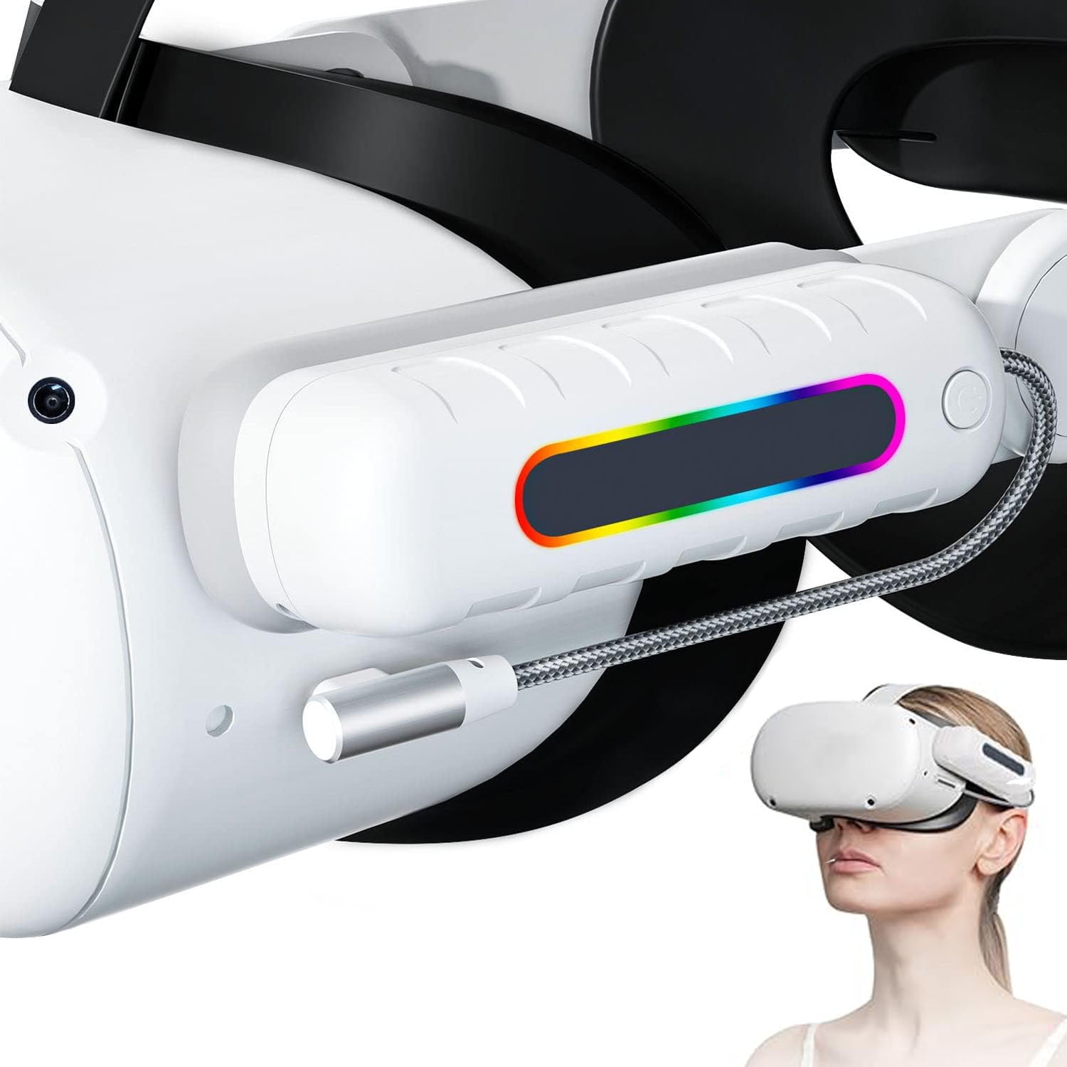 Powerbank Fixing Amvr Powerbank Portable Charger Oculus Quest