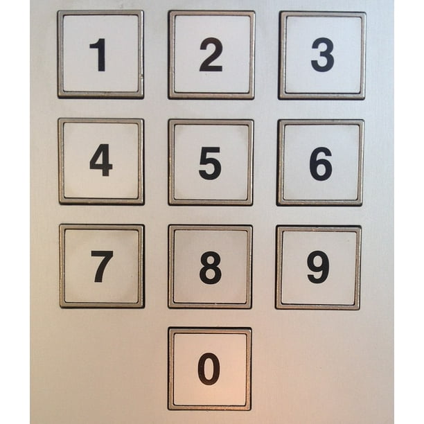 Numeric Keypad Input Keyboard Number Field Pin12 Inch BY 18 Inch