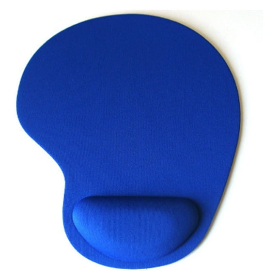 CCOCC Mouse Pad with Wrist Support,Memory Foam Wrist Support Gaming Mouse Pad,Modern and Elegant Look Desk Mat,Blue