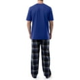thumbnail image 4 of Fruit of The Loom Men's Crewneck Tee and Fleece Pajama Pants Set, 2-Piece, Sizes S-5XL, 4 of 9