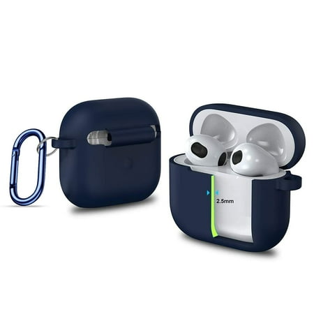 SaharaCase - Silicone Case for Apple AirPods 3 (3rd Generation 2021) - Blue