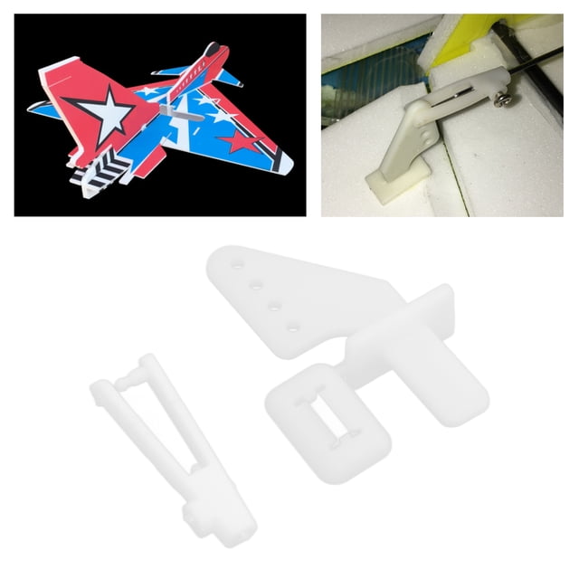 Hornos 20 Conjuntos de 4 Agujeros de kit de control kit kt timón para aviones de ala fija de espuma de avión rc