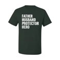 thumbnail image 2 of Wild Bobby,Father Husband Protector Hero Best Dad Husband Gift, Father's Day, Men Graphic Tees, Forest Green, 3XL, 2 of 3