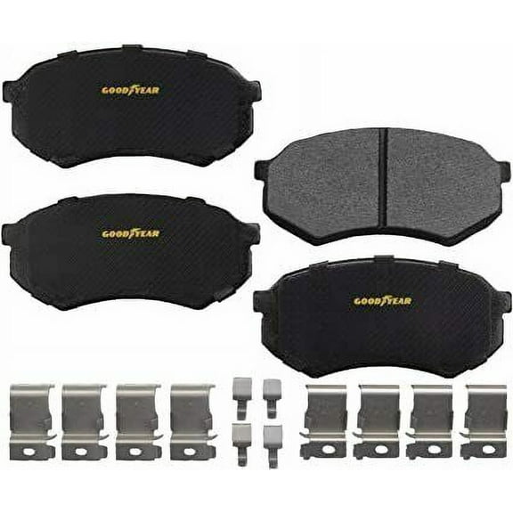 Front Ceramic Brake Pads for Chrysler, Mazda & More Goodyear Brakes GYD433