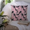 thumbnail image 3 of Carolines Treasures BB7507PW1414 Fashion Diva Shoes and Perfume Fabric Decorative Pillow  14Hx14W multicolor, 3 of 4