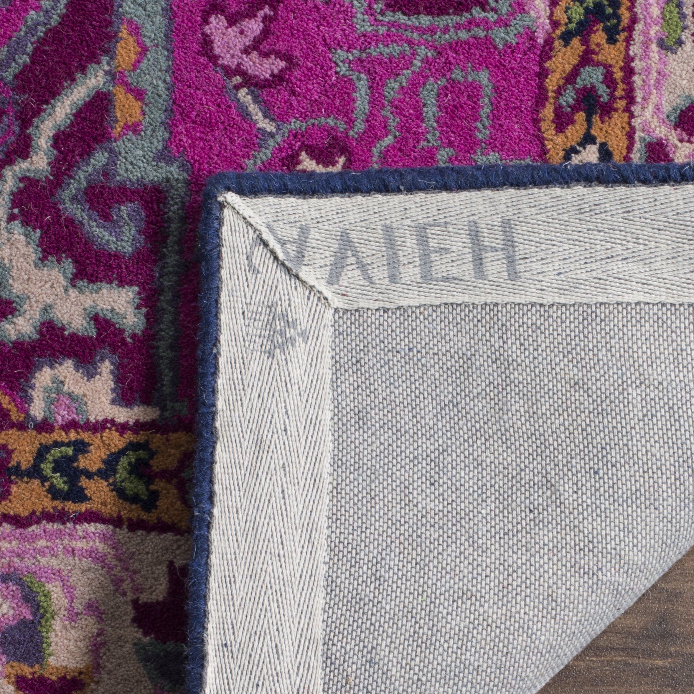 SAFAVIEH Bellagio Charlton Oriental Wool Area Rug, Ivory/Pink, 10' x 14'