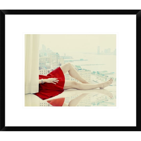 Global Gallery Ambra 'Lazy Afternoon' Framed Wall Art