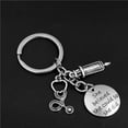thumbnail image 3 of Naierhg Creative Letters Syringe Stethoscope Metal Key Chain Keyring Hanging Decor Gift, 3 of 8
