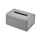 thumbnail image 2 of Caja de pañuelos de cuero mate con resortes para oficina, sala de estar, dormitorio, armario de esquina, servilletero, marco de metal de 3 niveles para oficina en casa.,Wsvlmg, 2 of 9