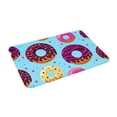 thumbnail image 2 of Haiem Donuts Front Door Mat Indoor Outdoor Entrance, Waterproof All-Season, All-Weather Doormat, Durable Flannel Fabric, Fade Resistant, Low Profile, 16x24in, 2 of 9