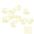 thumbnail image 4 of Pinces à Papier en Métal, Légères, en Forme de Canard Jaune, pour Bureau, 4 of 8