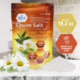 thumbnail image 2 of Med Pride Epsom Salt for Bath and Feet, Green Tea and Chamomile Foot Soak for Sore Muscles and Stress Relief, 19.2 Oz, 2 of 6