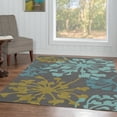 thumbnail image 2 of Linon Trio Dandelion Hand Tufted Polyester 1'10"x2'10" Rug in Gray, 2 of 4