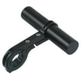thumbnail image 1 of Aluminum Alloy Bicycle Extension Bracket - Single Rod Black Multi-Purpose Mount for Mountain Bike Lights, Computers & Accessories with Hardware Kit Included, 1 of 7