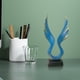 thumbnail image 5 of Esculturas de aves de estatuilla de ala moderna, arte de escritorio, centro de mesa, estatua de resina para sala de estar, oficina, jardín, patio, Ala BLESIY Figura de estatua de ala, 5 of 7