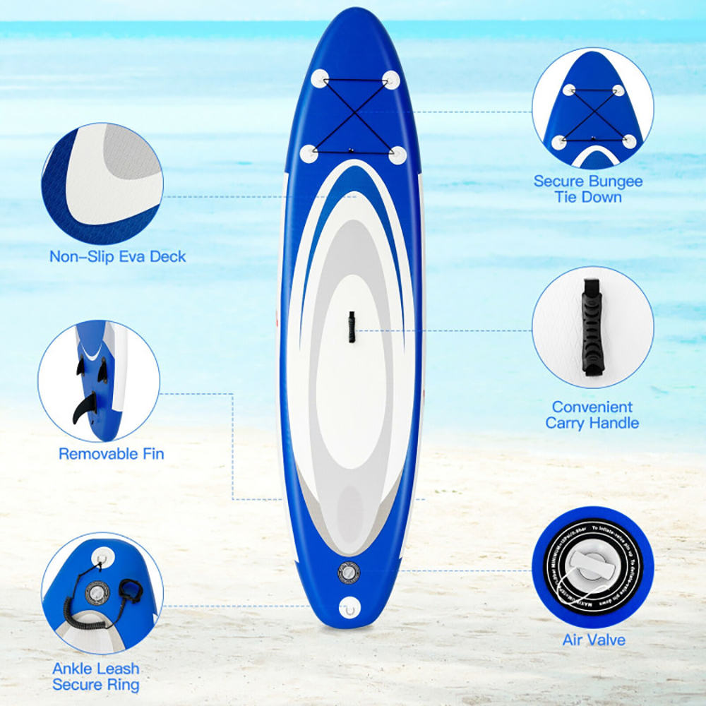 Yardi Yard 10 Feet Inflatable Stand Up Paddle Surfboard with Bag, Inflatable Stand Up Paddle Boards