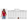 thumbnail image 5 of BTFBM Women Short Sleeve Tops Square Neck Ribbed Knit Basic Tee Shirt Y2K Casual Summer Clothes Spring Outfits, 5 of 8