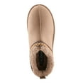 thumbnail image 3 of Flexus Alexon Women’s Microsuede Open-Back Clogs, Removable Insole, Cozy Faux-Fur Lining, 3 of 7