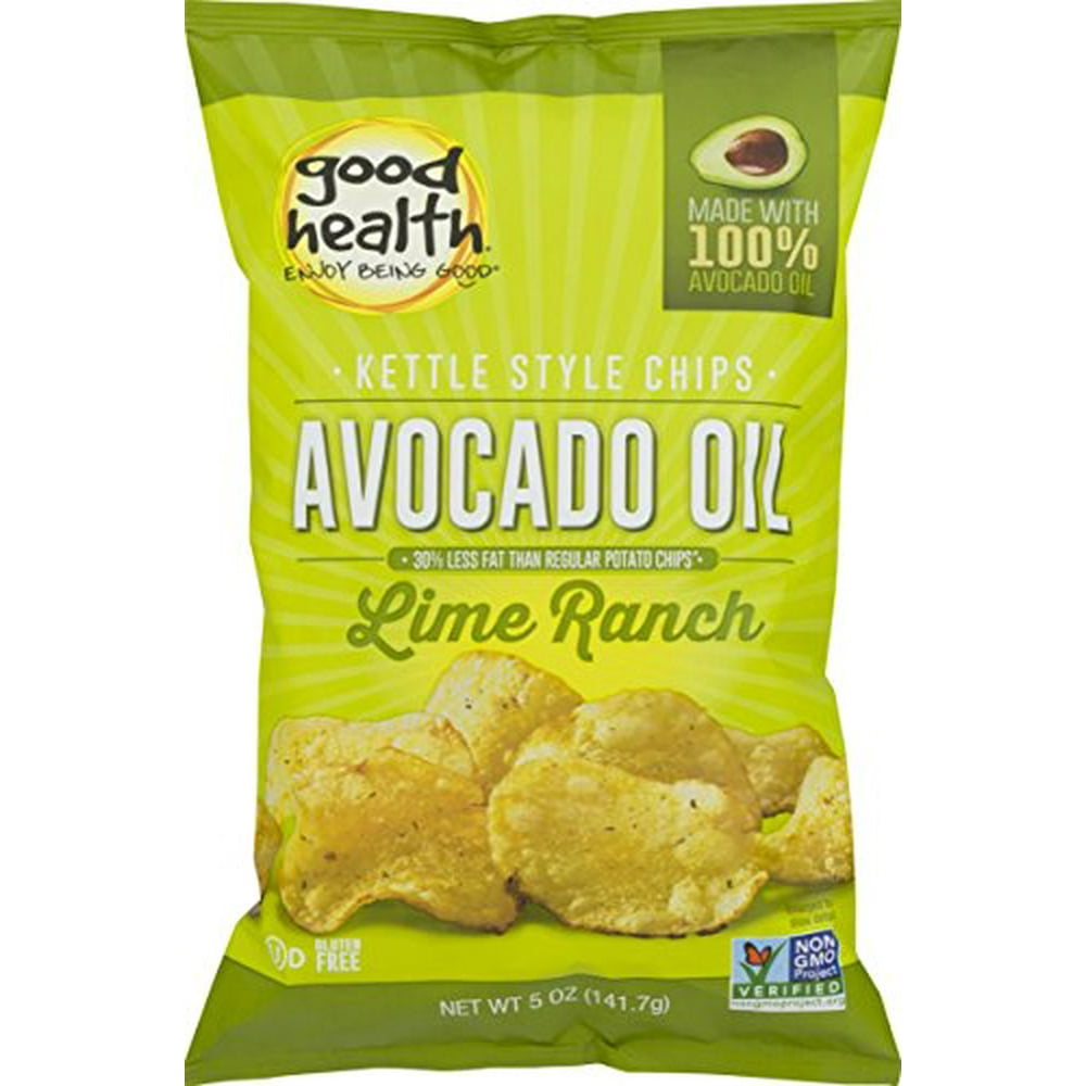 Good Health Avocado Oil Kettle Style Lime Ranch Chips 5 oz. Bag (3 Bags
