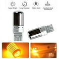thumbnail image 2 of 2Pcs Chrome 7440 T20 144SMD Amber Canbus Error Free LED Lamp Bulb Turn Signal Light, 2 of 8