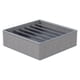 thumbnail image 1 of Caja de almacenamiento para ropa interior, calcetines, divisores, organizador de cajones para calcetines, bragas y corbatas. Grid gris claro 7, 1 of 9