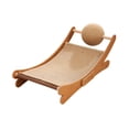 thumbnail image 3 of Cama rascadora para gatos, muebles de interior para gatos, minisilla de playa para gatos, cama para mascotas con bola rascadora y almohadilla para Sisal, 3 of 8