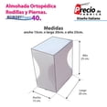thumbnail image 2 of Almohada Ortopédica MEMORY FOAM Rodillas Y Entrepierna La Fabrica de Espuma  Suave, 2 of 5