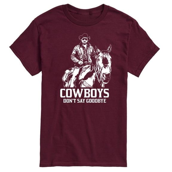 Yellowstone - Rip Cowboys Don't Say Goodbye - Men's Short Sleeve Graphic T-Shirt