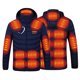 thumbnail image 5 of Chaquetas y abrigos casuales de manga larga con capucha, con USB, temperatura constante, calefactables, resistentes al viento, talla grande, para hombre y mujer, invierno, 4 unidades, 5 of 7