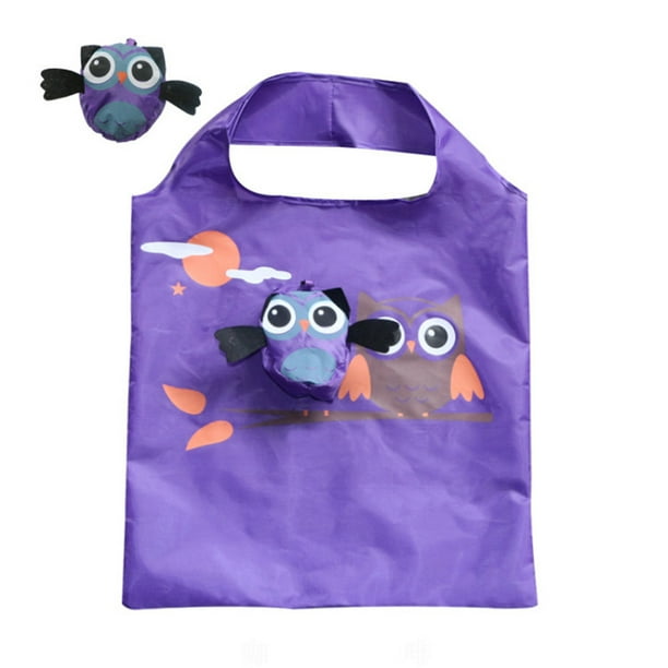 Amzcrzy Caja De Almacenamiento De Adornos, Organizadores De Armario Y Almacenamiento, Bolsa De Compras Plegable Con Forma De Búho, Bolsa Ecológica, Bolsa Bonita, Contenedores De Almacenamiento Con Ta