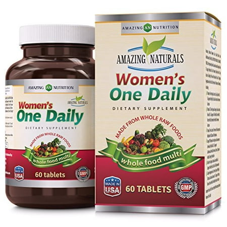 Amazing Naturals Women's One Daily Whole Food Multivitamin - 60