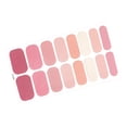 thumbnail image 4 of 16 piezas de envolturas de uñas de gel semicuradas, parches para manicura, decoración artística de uñas con lima de uñas Estilo F Yuyangstore Pegatinas de uñas de gel, 4 of 8