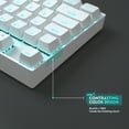 thumbnail image 7 of MageGee Mechanical Gaming Keyboard with Blue Switch, Compact 87 Keys Wired Computer Keyboard for Windows Laptop PC Gamer, LED Ice Blue Backlit, White, 7 of 7