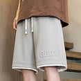 thumbnail image 5 of Diufon Men's Athletic Shorts Drawstring Waisted Outdoor Sport Shorts Spring Summer Hiking Shorts with Pockets, 5 of 5