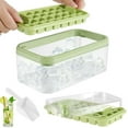 thumbnail image 1 of Ice Cube Tray with Lid Easy Release Large Ice Cube Mold for Freezer Ice Cube Maker with Scoop (Yellow), 1 of 8