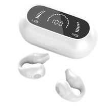 Open-Ear Bluetooth Headphones & 32GB MP3 Player, IP68 Waterproof, Bone Conduction Headphones, Secure Fit for Workouts, Running and Swimming, Built-in Microphone, App