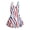 American Flag Zebra Print, variant on COEQINE Girls One Piece Swimsuit with Attached Liner, Scoop Neck V-Back Swim Dress for Swim Lessons, Polyester Spandex Bathing Suit for Girls 3-4 Year Olds, Cute Otter Seagrass Blue