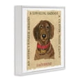 thumbnail image 3 of Stupell Industries Eclectic Fun Dachshund Pet Phrases White Framed Giclee Art, 12 x 12, by Nancy Overton, 3 of 8
